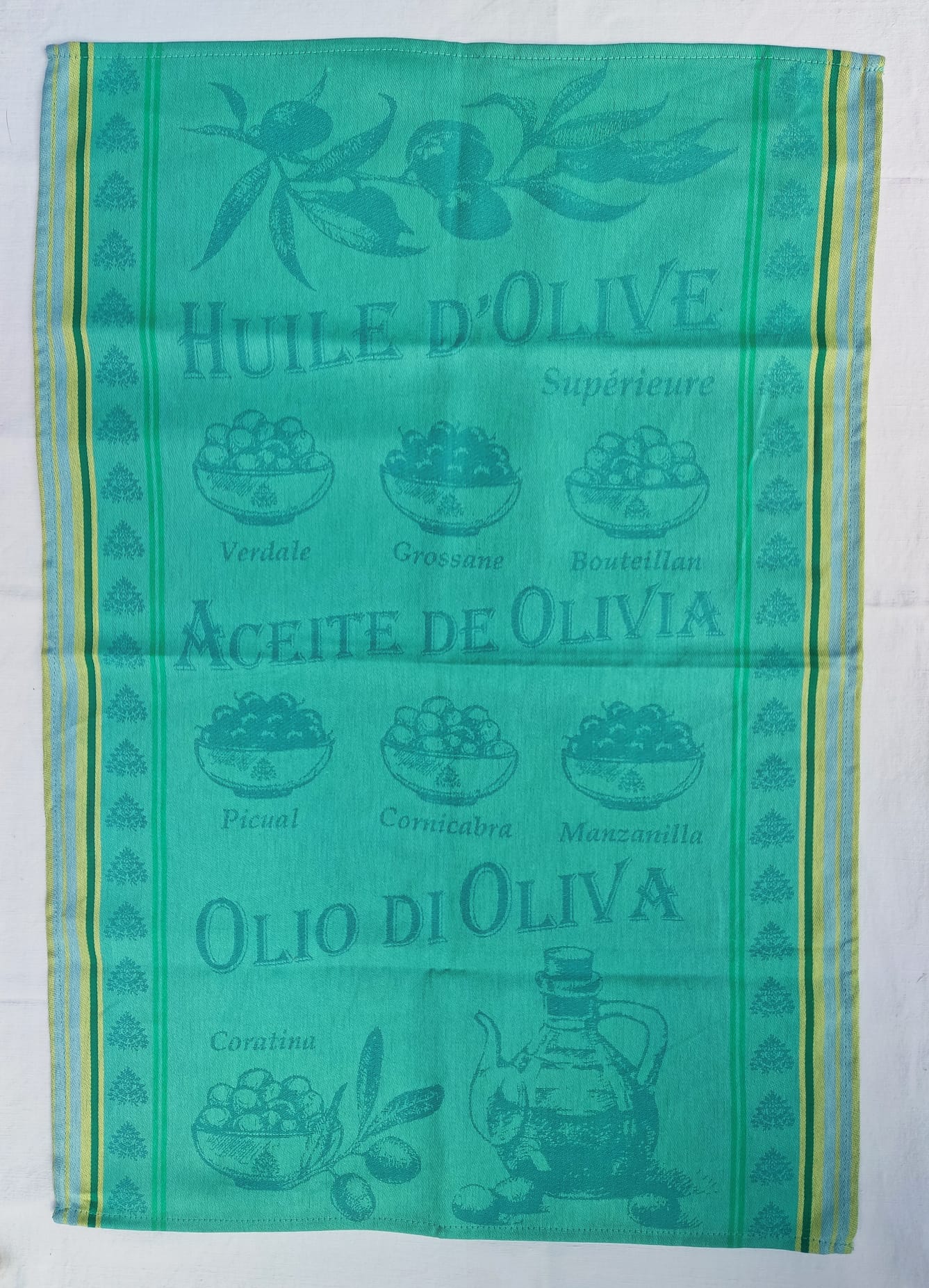 BAVLNĚNÁ ŽAKÁROVÁ UTĚRKA / OLIVY TYRKYSOVÁ